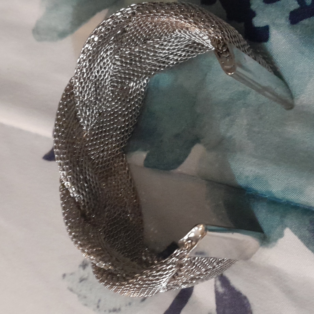 Silver tone bracelet